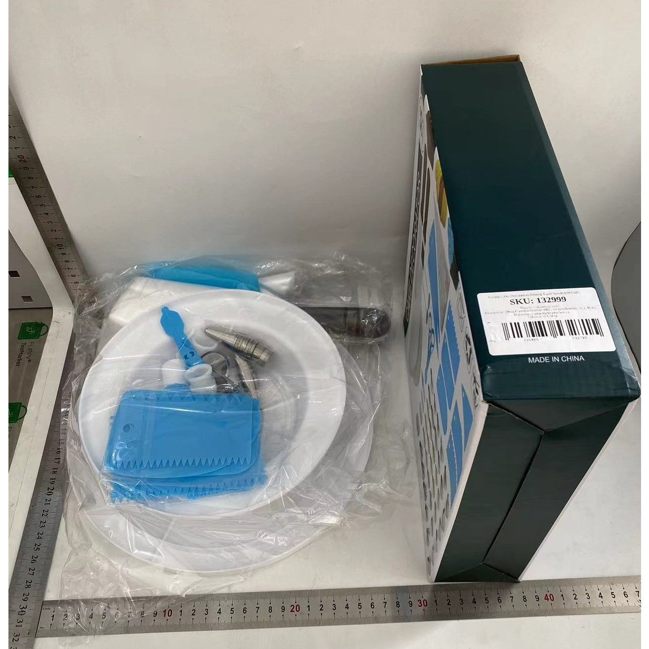 Set 55 Piese Ustensile pentru Ornare Prajituri, din Plastic si Otel Inoxidabil, Multicolor