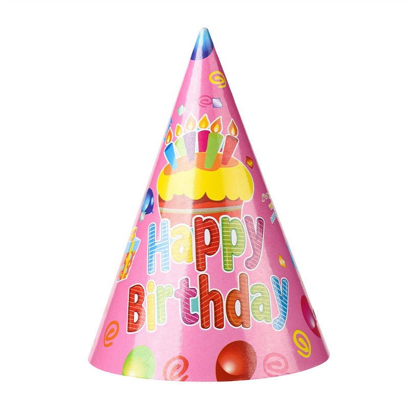 Set 6 Coifuri Happy Birthday, Modele Diverse, pentru Petrecere, Tematica Aniversare, Multicolor