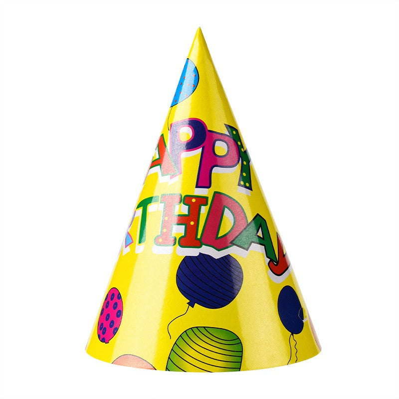 Set 6 Coifuri Happy Birthday, Modele Diverse, pentru Petrecere, Tematica Aniversare, Multicolor
