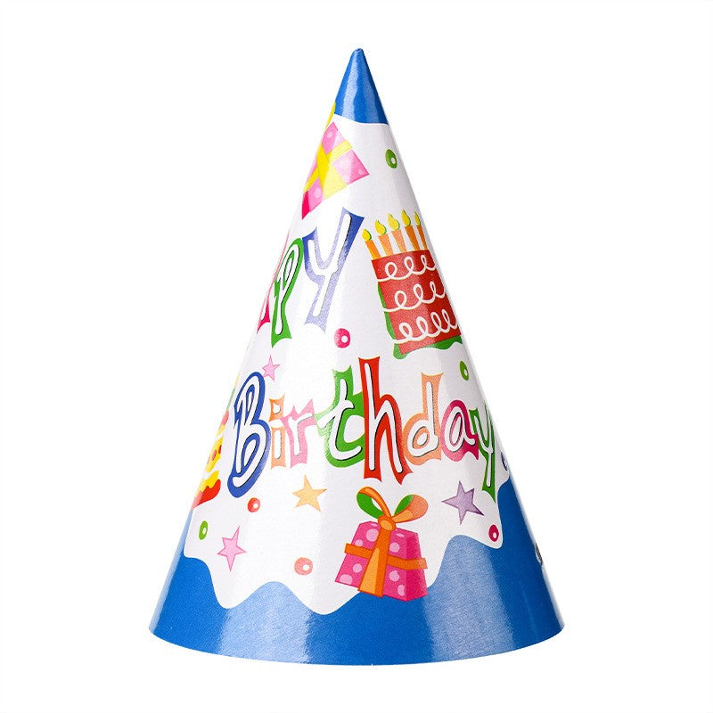 Set 6 Coifuri Happy Birthday, Modele Diverse, pentru Petrecere, Tematica Aniversare, Multicolor