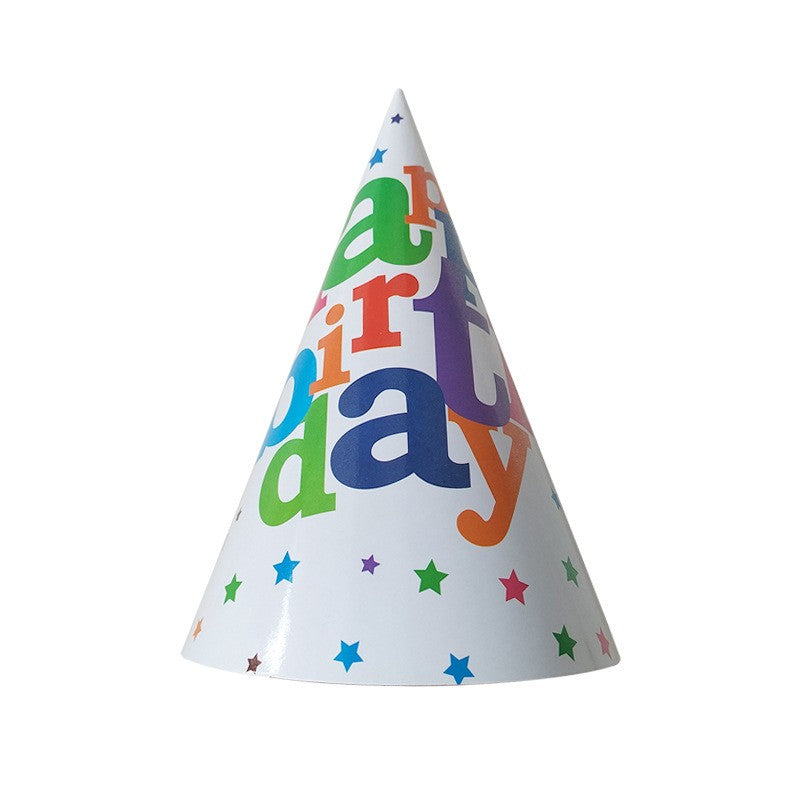 Set 6 Coifuri Happy Birthday, Modele Diverse, pentru Petrecere, Tematica Aniversare, Multicolor