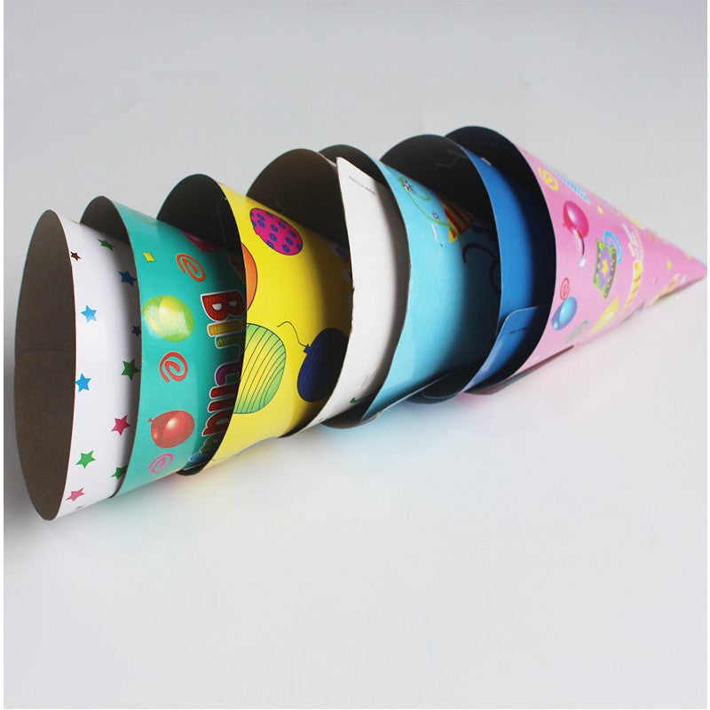 Set 6 Coifuri Happy Birthday, Modele Diverse, pentru Petrecere, Tematica Aniversare, Multicolor