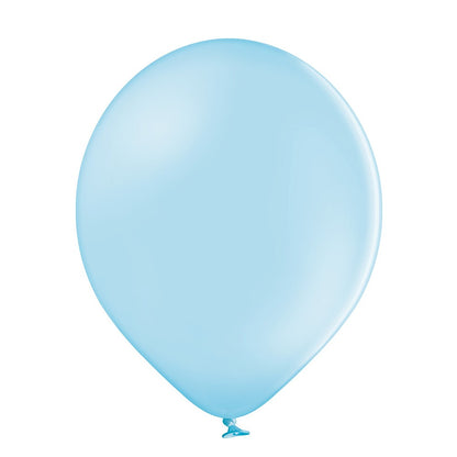 Set 8 Baloane din Folie Metalizată si din Latex, Figurine Cifra 1 Printesa 91cm, Stea 45 cm si Cerc 55 cm, Baloane Latex 30 cm, Tema Prima Aniversare, Ambalaj Individual, Pai Inclus, Umflare cu Aer sau Heliu, Albastru