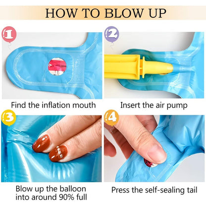 Set Baloane din Folie Metalizata, Model Happy Birthday, Litere de 40 cm, Baloane Party, Ambalaj Individual, Pai, Ata si Adeziv Incluse, Umflare cu Aer sau Heliu, Multicolor