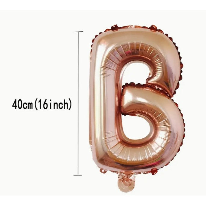 Set Baloane din Folie Metalizata, Model Scris Bride, Litere de 40 cm, Tema Iubire, Baloane Party, Ambalaj Individual, Pai Inclus, Umflare cu Aer sau Heliu, Roz