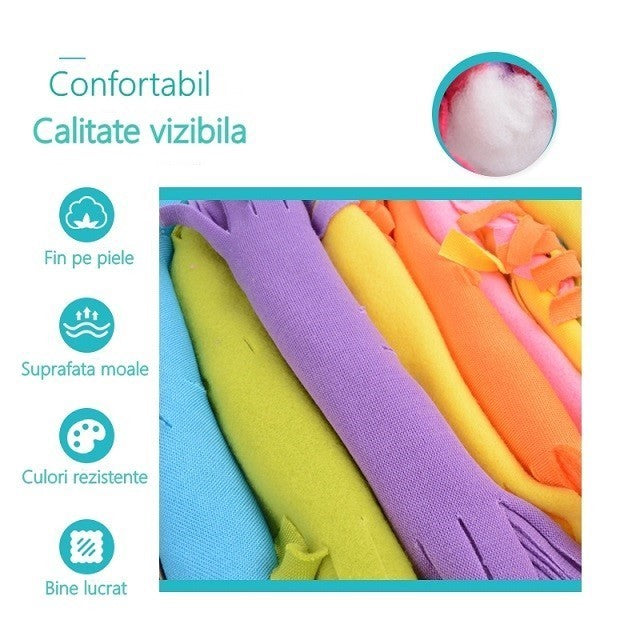 Set de creatie patura pentru copii, tesut si tricotat +6 ani