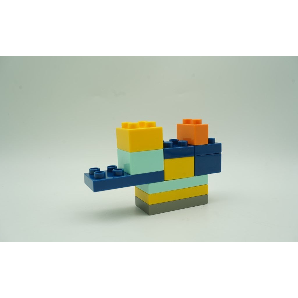 Set piese de constructii pentru copii, Animal series, 134 piese, Multicolor