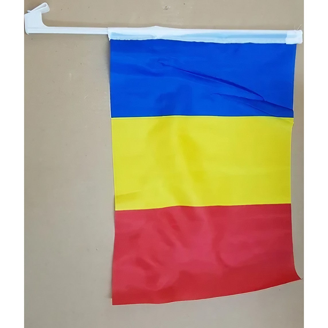 Steag Tricolor Auto, 45 cm x 30 cm, Stegulet, Drapel