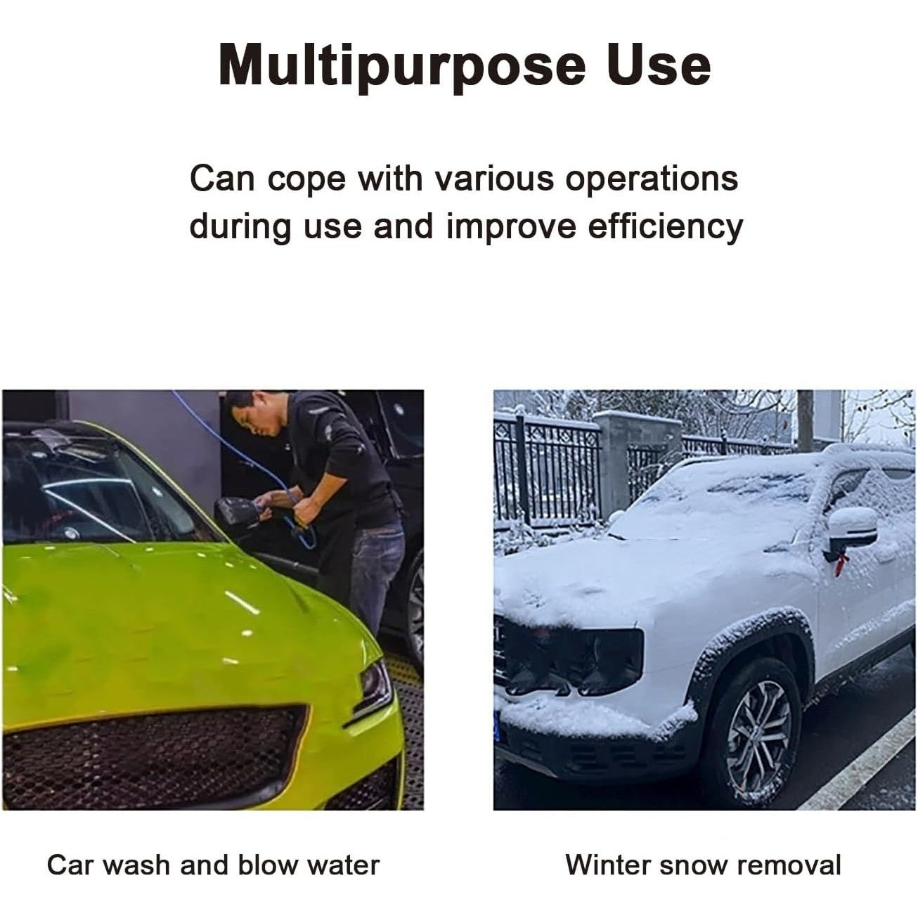 Suflanta de Aer Multifunctionala Portabila, Incarcare Auto, pentru Gratar, Masina, Indepartare Frunze si Praf, 1500 mAh, Viteta de Rotatie 25000 RPM, 2 Baterii de Li si Incarcator, Buton Lateral, Bej
