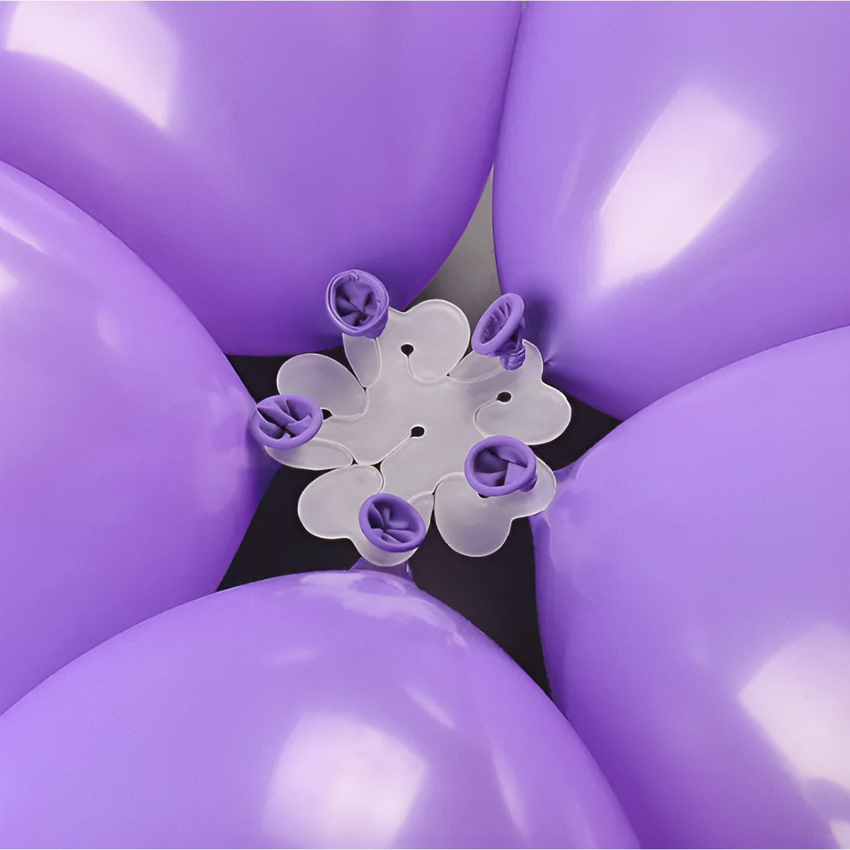 Suport pentru Baloane, Care Formeaza o Floare, cu Doua Straturi, pentru 11 Baloane, 8x8cm, 4.6g