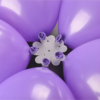 Suport pentru Baloane, Care Formeaza o Floare, cu Doua Straturi, pentru 11 Baloane, 8x8cm, 4.6g