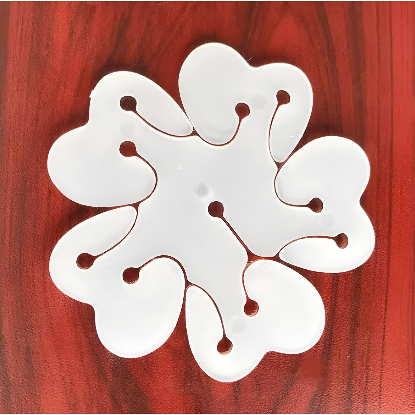 Suport pentru Baloane, Care Formeaza o Floare, cu Doua Straturi, pentru 11 Baloane, 8x8cm, 4.6g