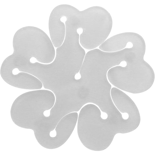 Suport pentru Baloane, Care Formeaza o Floare, cu Doua Straturi, pentru 11 Baloane, 8x8cm, 4.6g