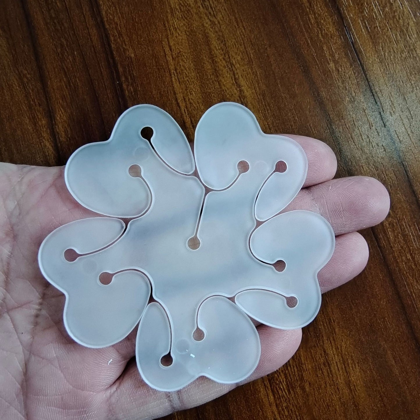 Suport pentru Baloane, Care Formeaza o Floare, cu Doua Straturi, pentru 11 Baloane, 8x8cm, 4.6g