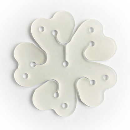 Suport pentru Baloane, care Formeaza o Floare, cu Un Singur Strat, pentru 6 Baloane, 6x6cm, 2.7g