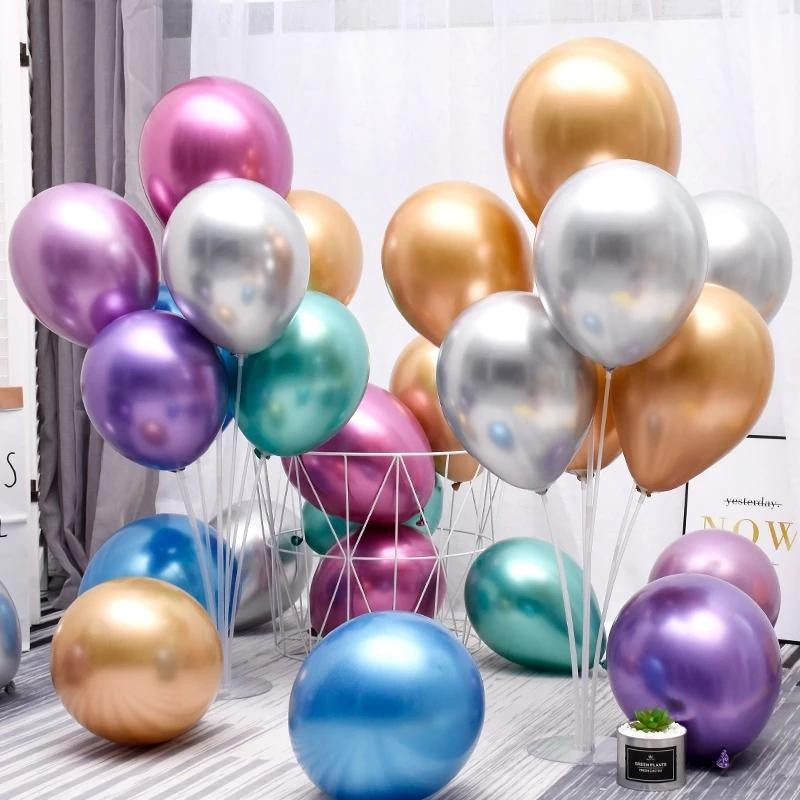 Suport pentru Baloane, cu Trei Straturi, pentru 7 Baloane, 70 cm, Transparent