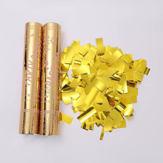 Tun Confetti Petrecere, Lungime 30 cm, Auriu