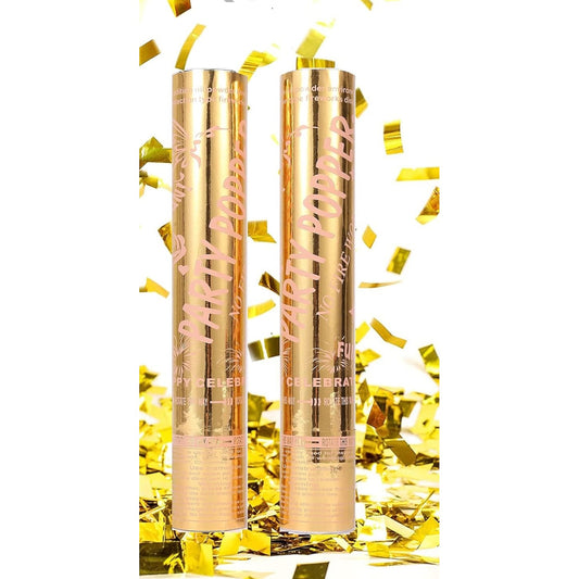 Tun Confetti Petrecere, Lungime 30 cm, Auriu