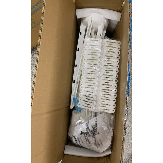 Uscator de Rufe Vertical, 2 Niveluri, Pliabil, din ABS+PP+Otel Inoxidabil, Rotire 360 Grade, 130 x 75 cm, Alb