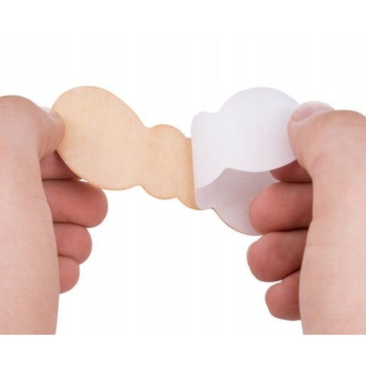 Set 2 Branturi cu Pernute pentru Calcai, Suport Interior pentru Incaltaminte, Marime Universala, Aderent pe Piele, Crem