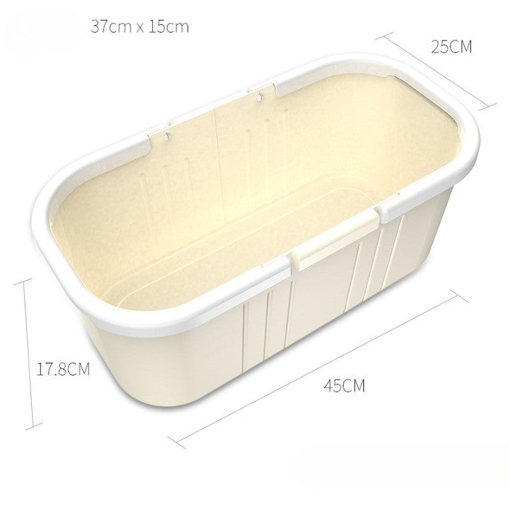 Galeata pentru Mop Plat, 45 x 25 x 17.8 cm, Compatibilia cu Mop, 37 x 15 cm, Galben